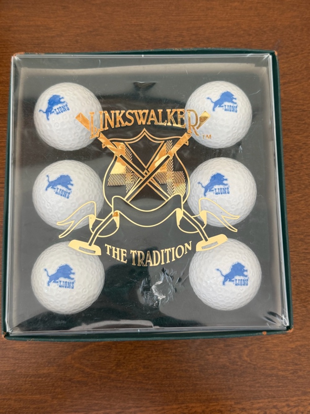 Detroit Lions Golf Balls - LinksWalker 6-Pack Gift Set